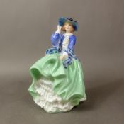 Royal Doulton Lady figurine Top O' the Hill HN1833. H:-20cm