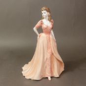 Coalport Lady figurine Ladies of Fashion ' Jacqueline. H:-22cm