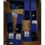 Swarovski Charm Bracelet 17cm (934032) together with a selection of charms, Global (992864), Light