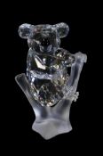 Swarovski Crystal Koala mother and baby (955423), by Peter Heidegger, with original box and