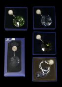 Swarovski Crystal SCS sun catcher window ornaments (1003284, 655455, 905545, 905542, 1055006), boxed