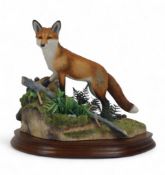 Border Fine Arts A Lucky Find (Fox walking through bracken), model no.B0703 by Ray Ayres, limited