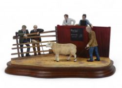 Border Fine Arts What Am I (Texel), model no.B0902 by Ray Ayres, limited edition no.144 of 350,