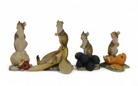 Border Fine Arts to include Mouse on Apple Core, Mouse on Orange, Mouse on Banana and Mouse on Black