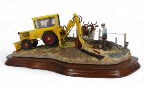 Border Fine Arts Laying The Clays, model no.B0535 by Ray Ayres, limited edition no.948 of 1750,