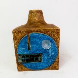 A Troika ceramic table lamp, initials to the base for Avril Bennet, embossed and incised with glazed