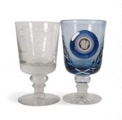 Wedgwood Tricolour Cameo Chalice of The Three Graces no:- 56/1000 together with Trent & Mersey Canal