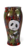 Anita Harris 'Panda Bella' Vase, Gold signed, Height 17cm.
