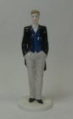 Coalport, Prince William, limited edition no.1108 of 9500, with certificate. (H: 26.5cm)