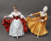 Two Royal Doulton lady figures, Sara HN2265 and Kirsty HN2381 (2).