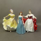 Royal Doulton Lady figurines to include:- Sara HN2265, Signs of the Zodiac 'Aquarius' HN 5338,