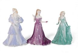 Coalport The Collingwood Collection Figurines to include:- Barbara, Catherine, Claire, Tallest:-