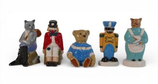 A selection of Wade to include:- Dick Whittington Puss, Amelia Bear, Toy Soldier, Chuckles the