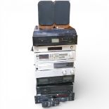 A collection of Hifi equipment to include Audio Analogue Puccini integrated Amplifier, Q-Acoustics