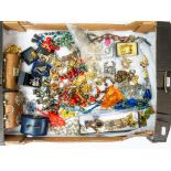 A good collection of vintage costume jewellery from the estate of a lady collector, including