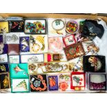 A good collection of vintage costume jewellery from the estate of a lady collector, including