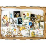 A good collection of vintage costume jewellery from the estate of a lady collector, including