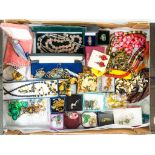 A good collection of vintage costume jewellery from the estate of a lady collector, including