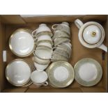 Royal Doulton 'English Renaissance' part tea set to include:- Teacups, saucers, side plates together
