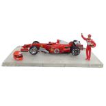 Hot Wheels 1:18th scale diecast F1 cars, Michael Schumacher, Ferrari F2006, Farewell Michael,