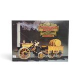 Hornby Stephensons Rocket 3 1/2 inch gauge real steam train set with track, in original box.