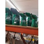 Land Rover Oil jugs x 5