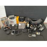 Miscellaneous electronic gear - Sony Hi8 & JVC video cameras, LG Iso800, Samsung Galaxy S3 & Ace