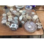 Collection of royal commemoratives china and glass including Queen Victoria and later