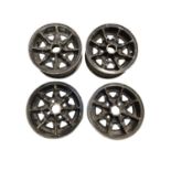 Set of four 1960s / 70s Dunlop wheels.