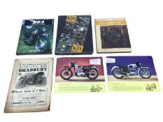 Collection of interesting motorcycle related ephemera to include sales brochures, race programmes an