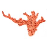 Chinese coral sculpture