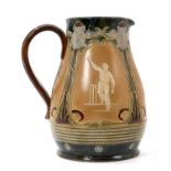 Doulton cricket themed jug