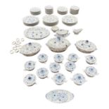 Extensive Royal Copenhagen blue fluted dinner service