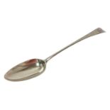 George III silver basting spoon