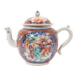 18th century Chinese Mandarin punch pot