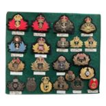 Collection of twenty one early 20th century and later Royal Navy and other Navy badges to include Im