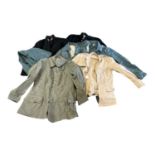 Two boxes of assorted French military uniforms, (2 boxes).