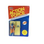 Palitoy Action Man Action Force (Dual Logo) 3 3/4" Space Security Trooper action figure with weapons