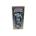 Marvel Silver Surfer Painted Statue sculpted by Randy Bowen plus miniature DC Comics characters and