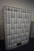 A SILENT SLEEP ORTHO 2000 4FT6 DIVAN BED AND MATTRESS, condition report: general signs of usage