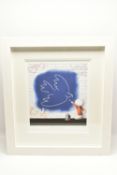 DOUG HYDE (BRITISH 1972) 'PEACE OF ART', a signed limited edition print depicting a figure
