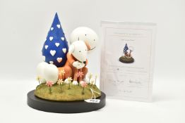 DOUG HYDE (BRITISH 1972) 'OUR HAPPY PLACE', a limited edition sculpture depicting a figure with a