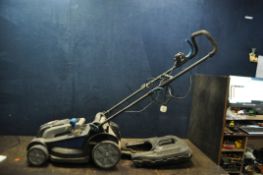 A MacALLISTER MLM1300FB ELECTRIC LAWN MOWER with grass box (PAT pass and working but cable is