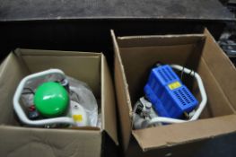 TWO BAMBI COMPRESSORS (FACTORY RETURNS, UNTESTED) comprising of a Silent and a PT24 both in opened