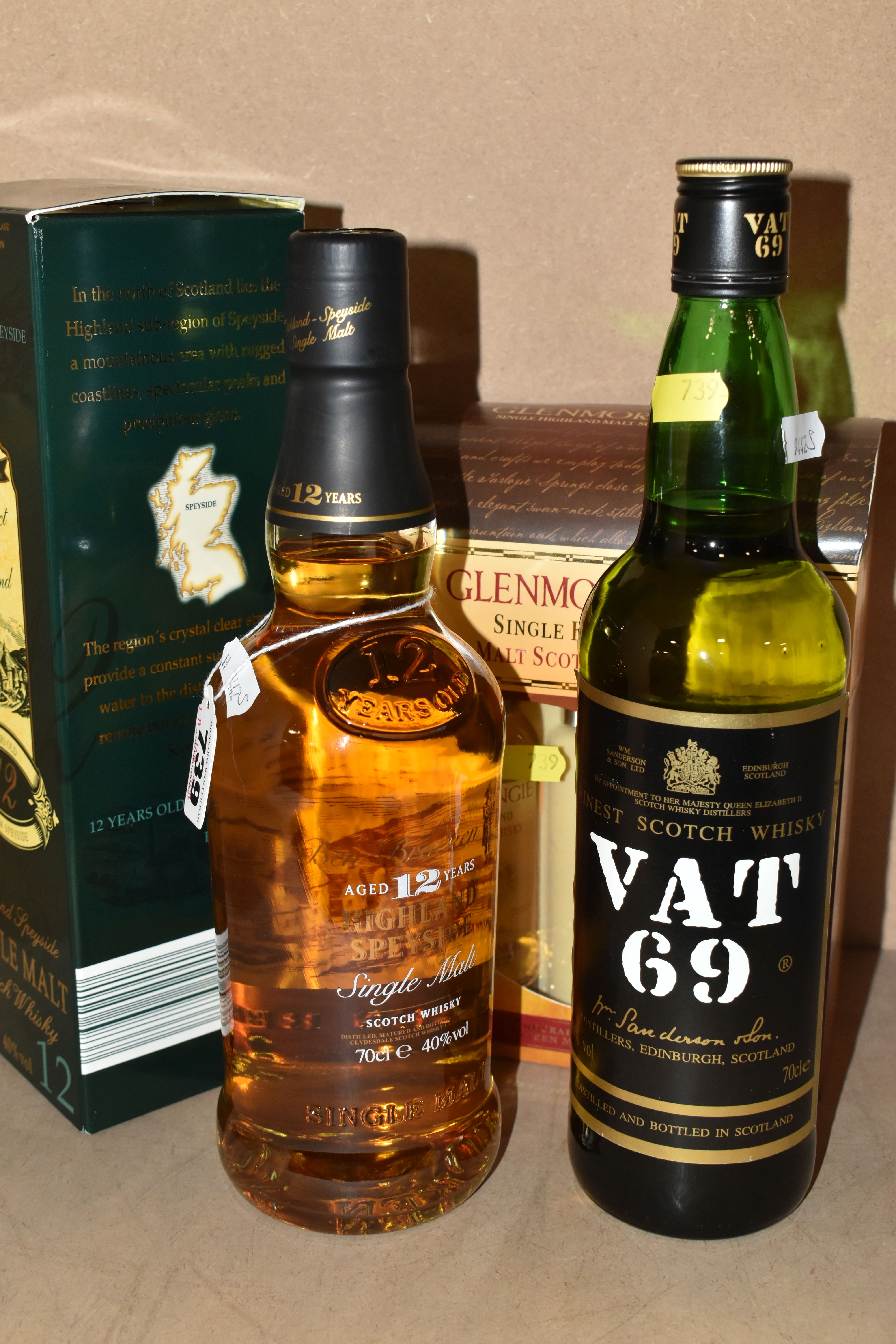 WHISKY, comprising 1 x BEN BRACKEN 12 Year Old Highland Speyside Single Malt, 40% vol. 70cl, fill - Image 3 of 3