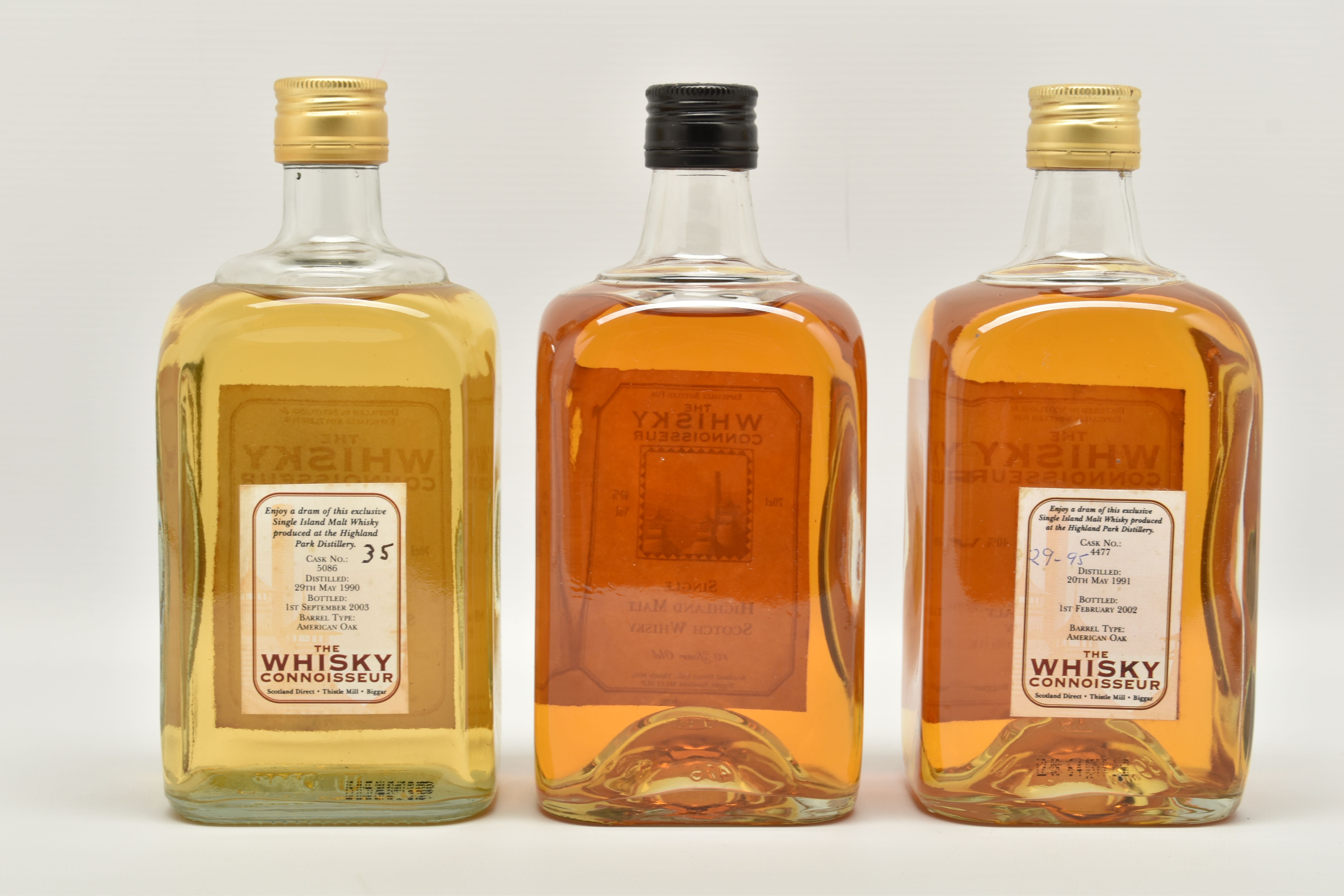 SINGLE MALT, Three Bottles from THE WHISKY CONNOISSEUR Collection comprising one bottle of - Image 2 of 3