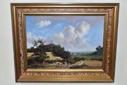 DANIEL VAN DER PUTTEN (DUTCH 1960) 'HARPOLE BRIDLEWAY, NORTHAMPTONSHIRE', a pastoral landscape