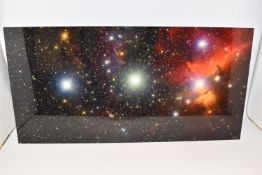 STU BROMPTON (BRITISH 20TH/21ST CENTURY) 'HORSEHEAD NEBULA' a photographic print on Perspex of the