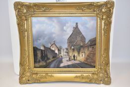 DANIEL VAN DER PUTTEN (DUTCH 1960) 'CLOUDS PASSING BY, CHIPPING CAMPDEN', a village scene with