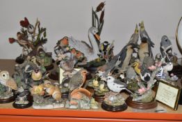 A COLLECTION OF ANIMAL SCULPTURES comprising mostly Leonardo Collection, Country Artists, and Border